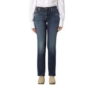 7 For All Mankind Slim-Fit Straight Leg Jeans With Design - NWT